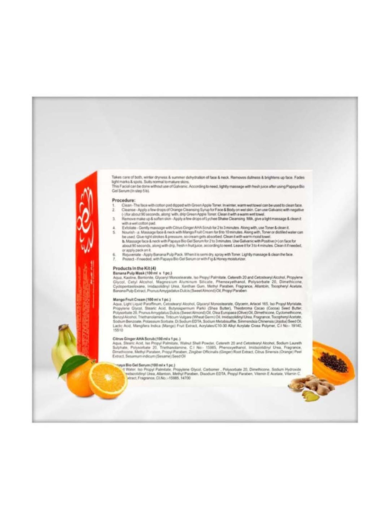 VEDIC LINE Fruit Tropicana Facial Kit For Glowing Skin