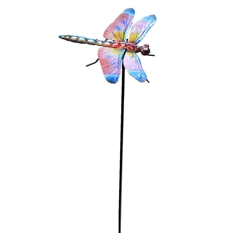 Home & Garden 30.5" Dragonfly Skimmer Stake Yard Decor Regal Art & Gift  -  Decorative Garden Stakes