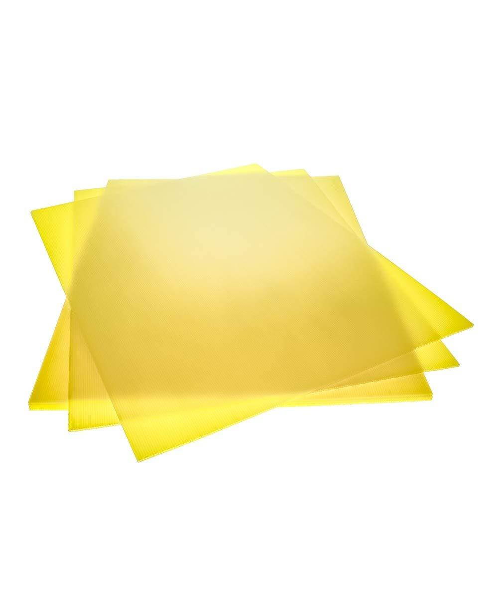 Source One Premium A Frame Replacement Sheets Coroplast Plastic Sign Boards White, Black, Yellow & Blue Available in Multiple Sizes