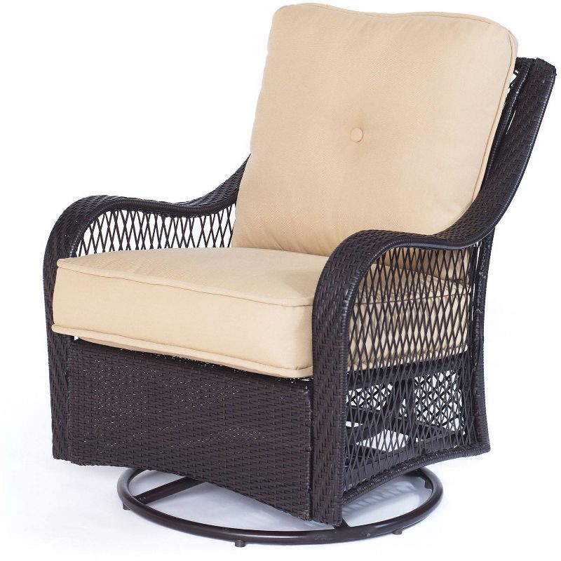 Merritt 4pc Woven Glider Chair Seating Set - Cambridge