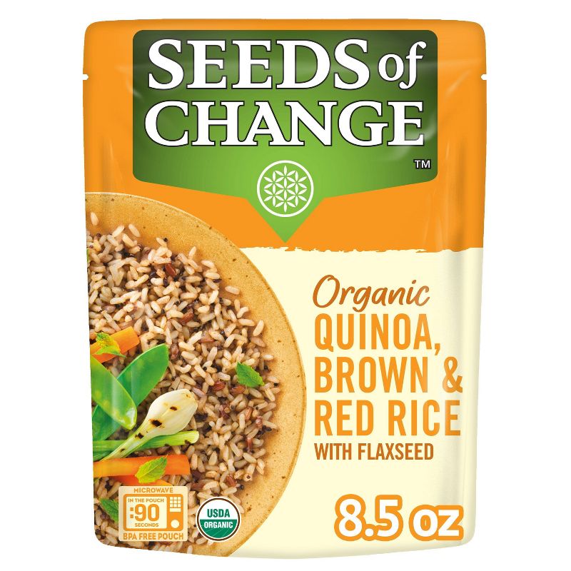 Seeds of Change Quinoa, Brown & Red Rice with Flaxseed - 8.5oz