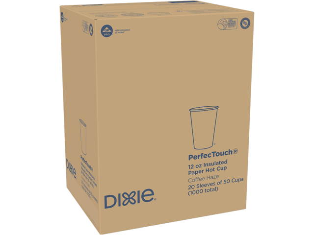 Dixie Foods PerfecTouch Coffee Haze Hot Cups