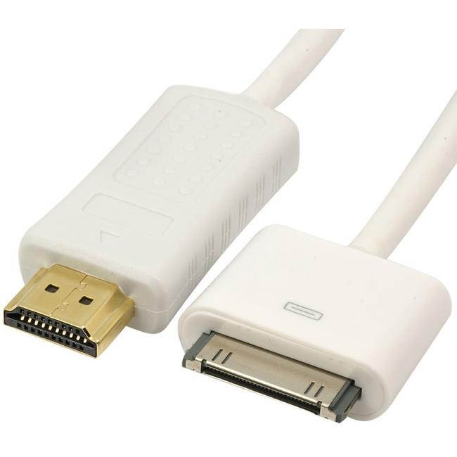 4XEM 30-Pin To HDMI Male AV Cable For iPad/iPhone/iPod