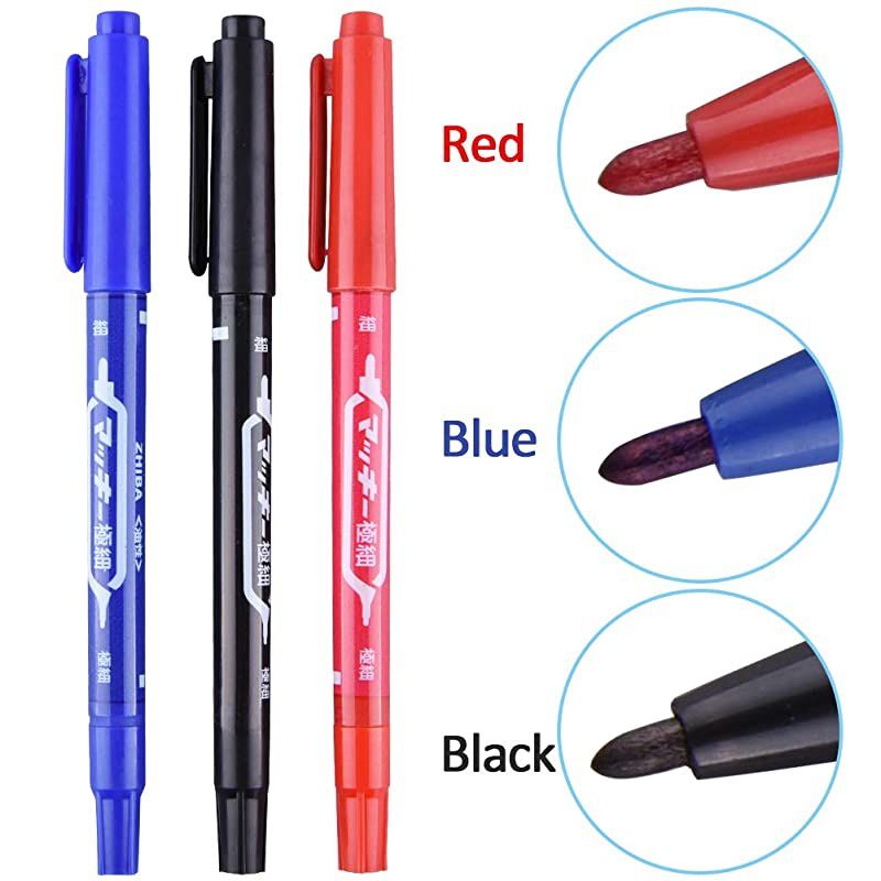 160 Pieces Zip Tie Tags Colorful Zip Tie Labels in 4/6 Inches Self Locking Cable Tie Marker with 288 Pcs White Labels and 3 Pcs Marker