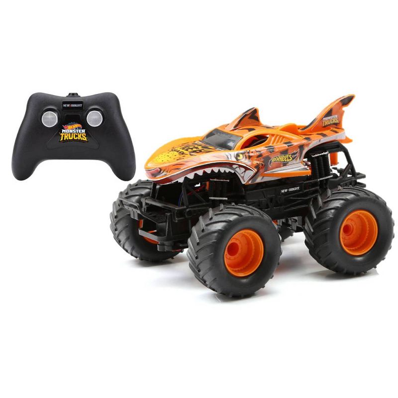 New Bright 1:24 R/C Monster Truck Hot Wheels - Tiger Shark
