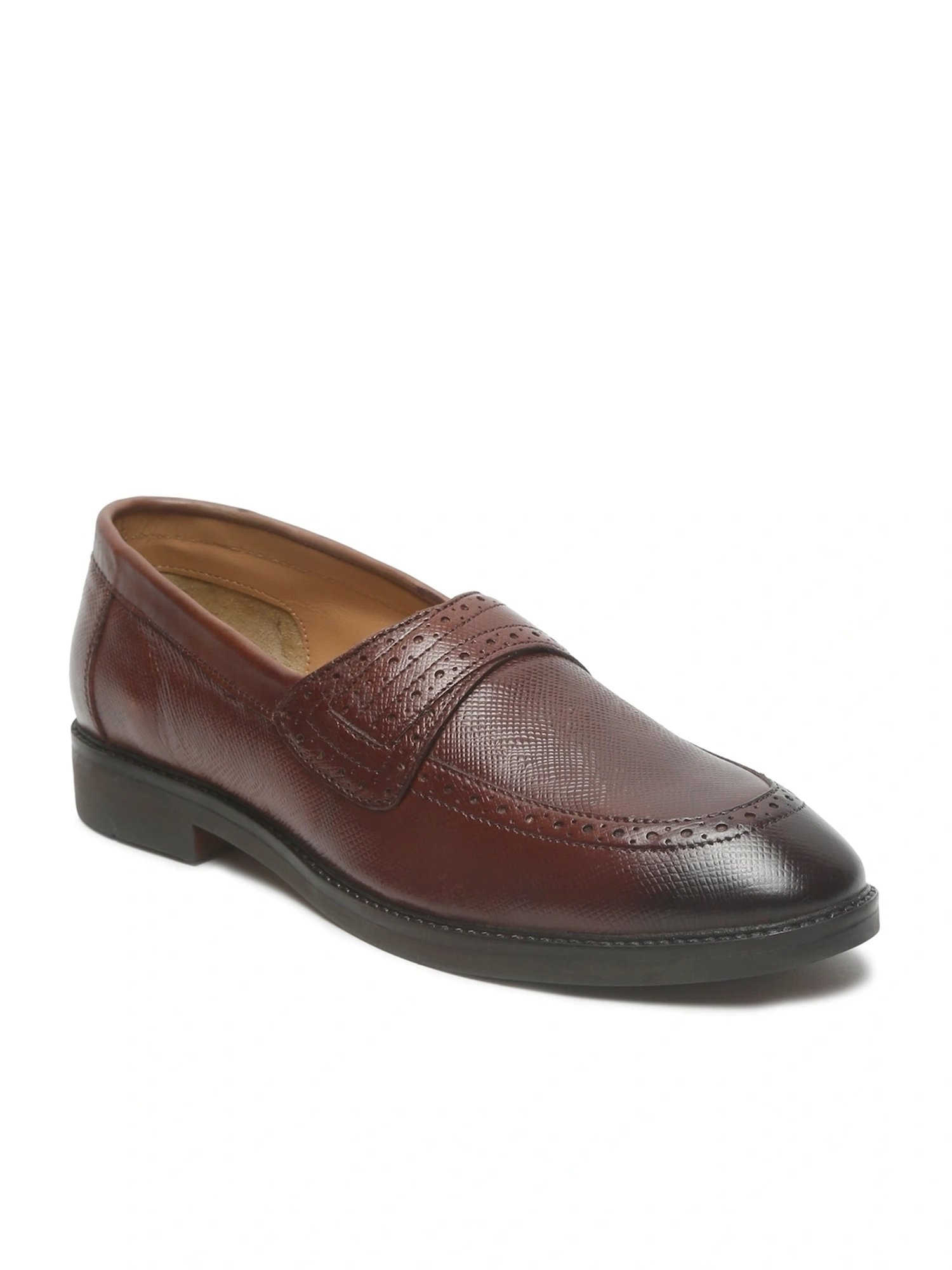 Teakwood Leathers Men's Brown Casual Loafers