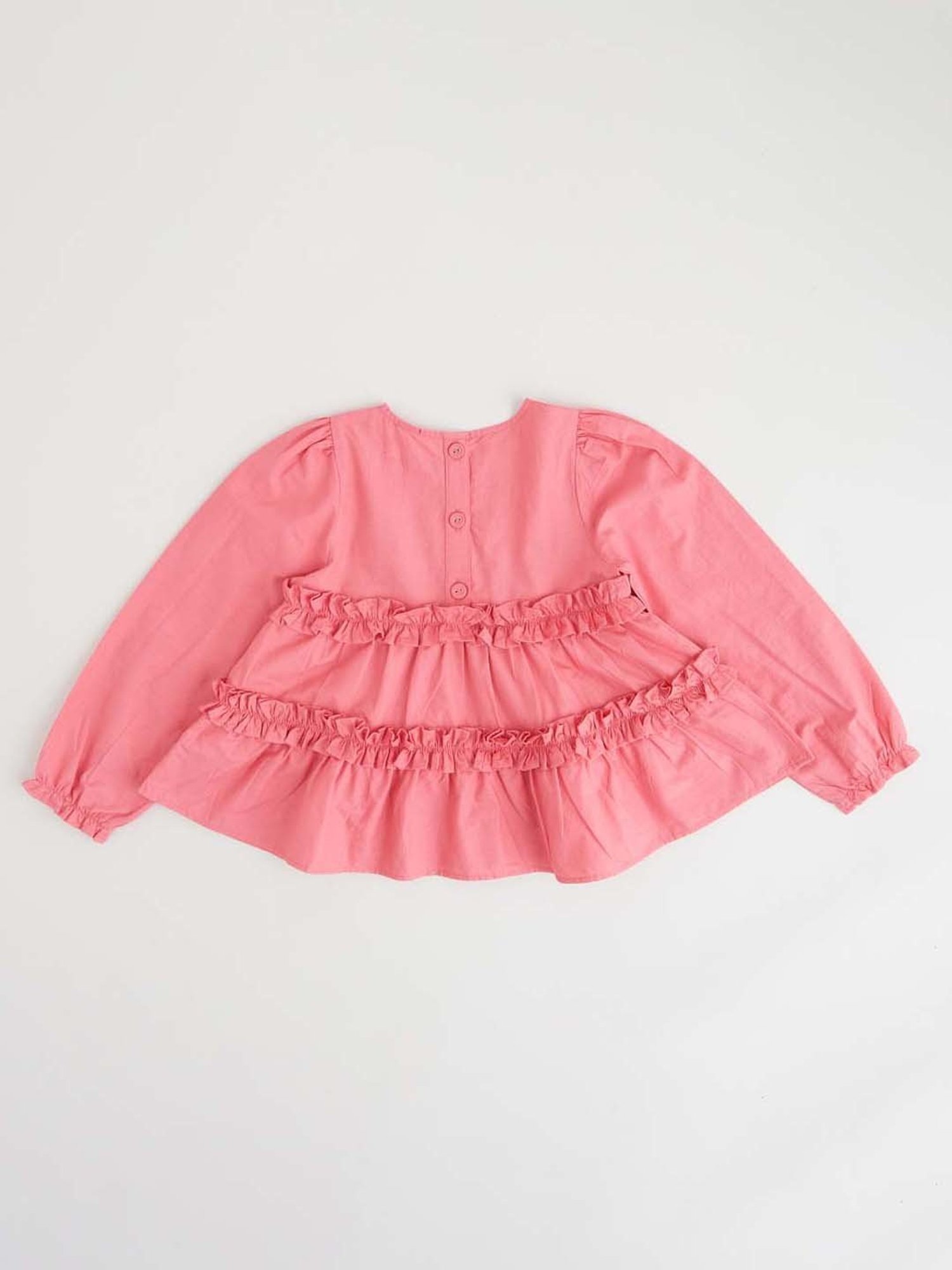 Angel & Rocket Kids Red Cotton Regular Fit Full Sleeves Top