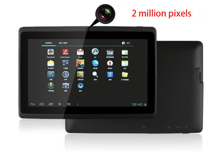 Mini Tablet 7 Inch 8G Mini Baby 1.3GHz 7 Inch 5-7 hours Tablet Black TABLET-Q88-B