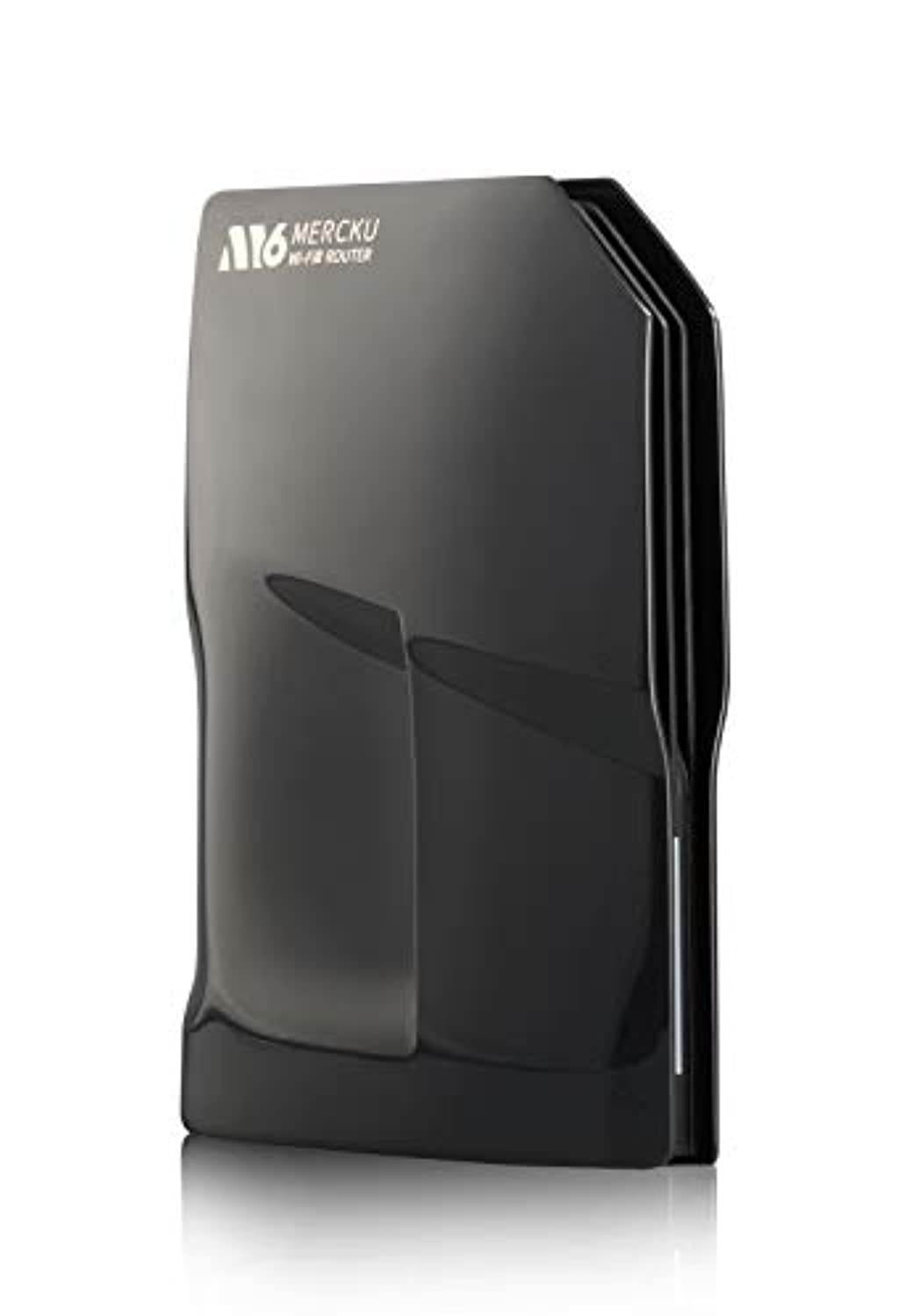 Mercku M6 Wi-Fi 6 Mesh Wi-Fi System 802.11ax Router Whole Home Coverages up to 3,000 sq.ft. Dual-Band Gigabit Wireless Internet App Control, 1 Pack, Cosmo Black (Mer006-WiFi6-B-A)