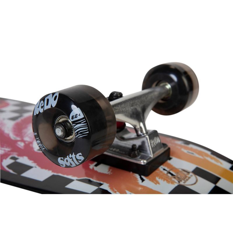 ReDo Skateboard Shorty Cruiser Palm Checkers Skateboard