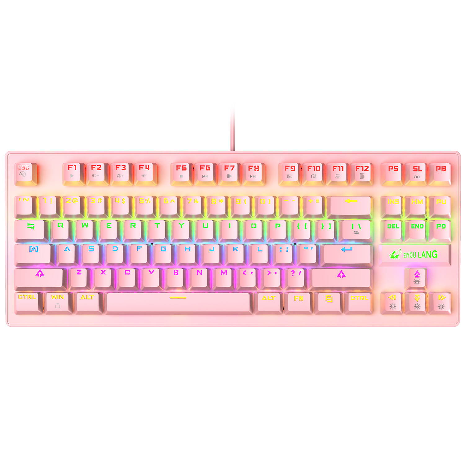 E-sport K2 Punk Mechanical Keyboard 87-key Gaming Competitive Office Notebook Gaming Keyboard