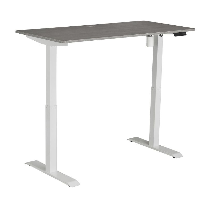Automatic Sit To Stand Desk Gray - Techni Mobili