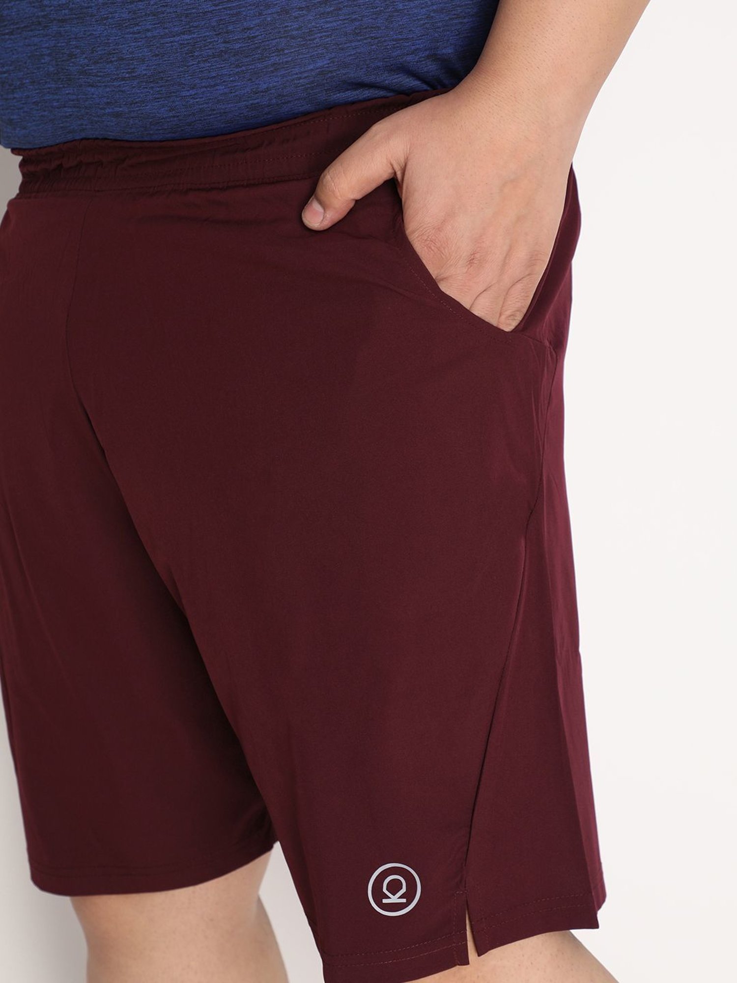 Chkokko Wine Regular Fit Shorts