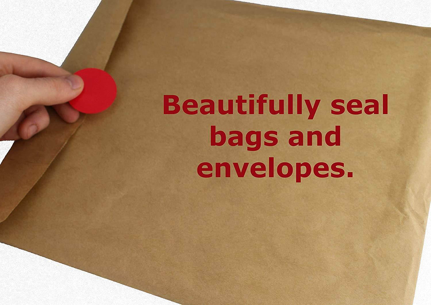 ChromaLabel 1-1/2 inch Color-Code Dot Labels | 500/Dispenser Box (Red)