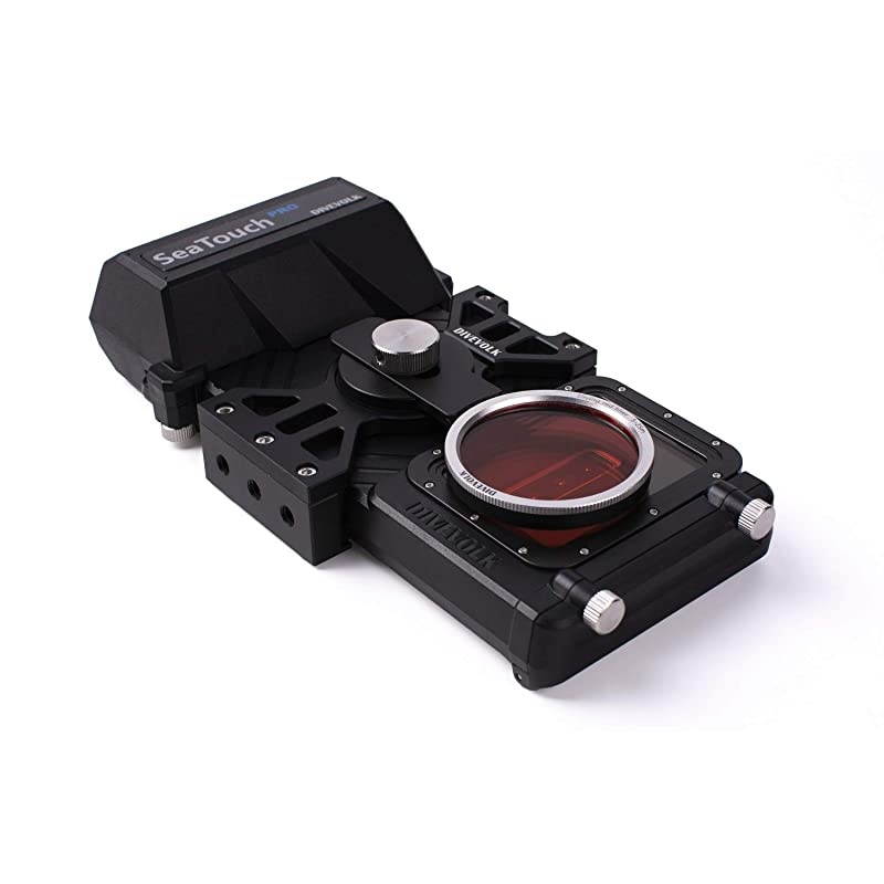 SeaTouch 2 PRO Underwater Camera Diving case compatiable with iPhone SE2/6/7/8/ Plus/X/XS/XS Max,Perfect iPhone Diving Case for Surfing Swimming and Snorkeling