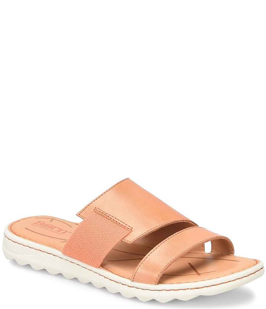 Born Oceana Slide-On Leather Sandals
