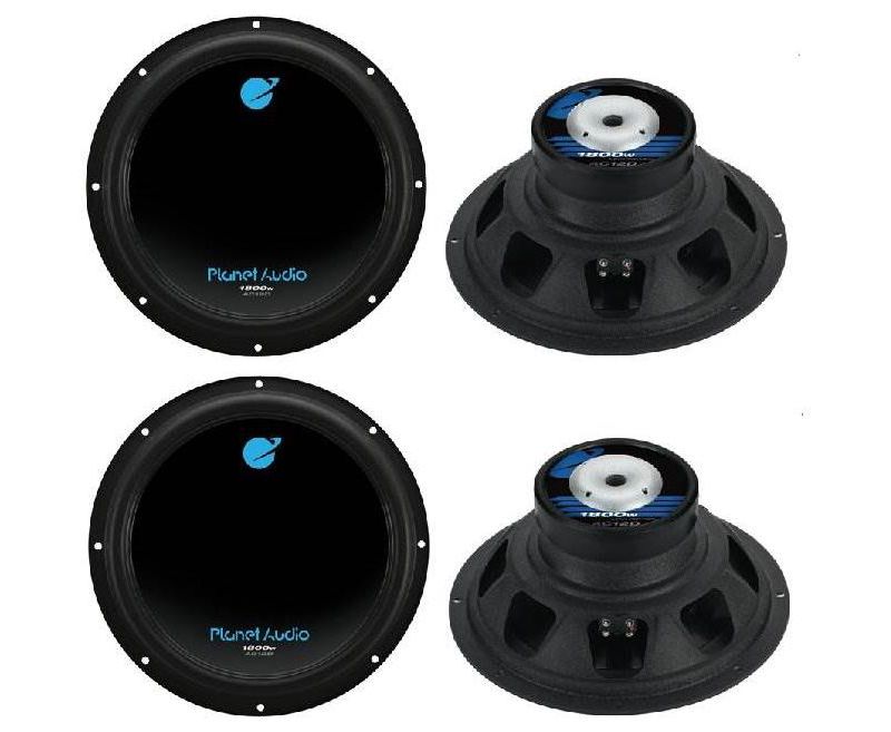 PLANET AUDIO AC12D 12" 7200W  Car Audio Power Subwoofers Subs Woofers DVC