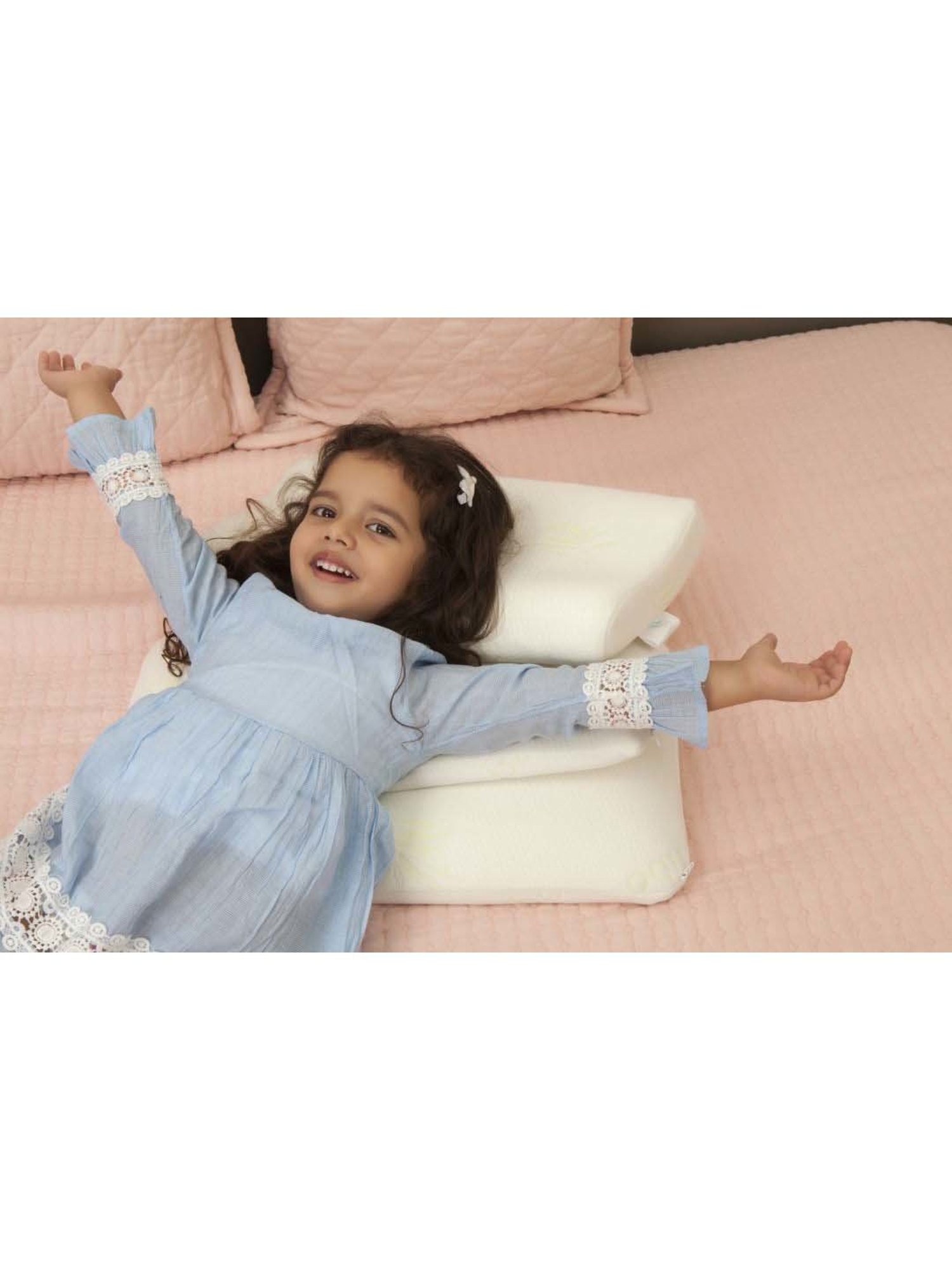 The White Willow White Regular Kids Pillow - Set of 1
