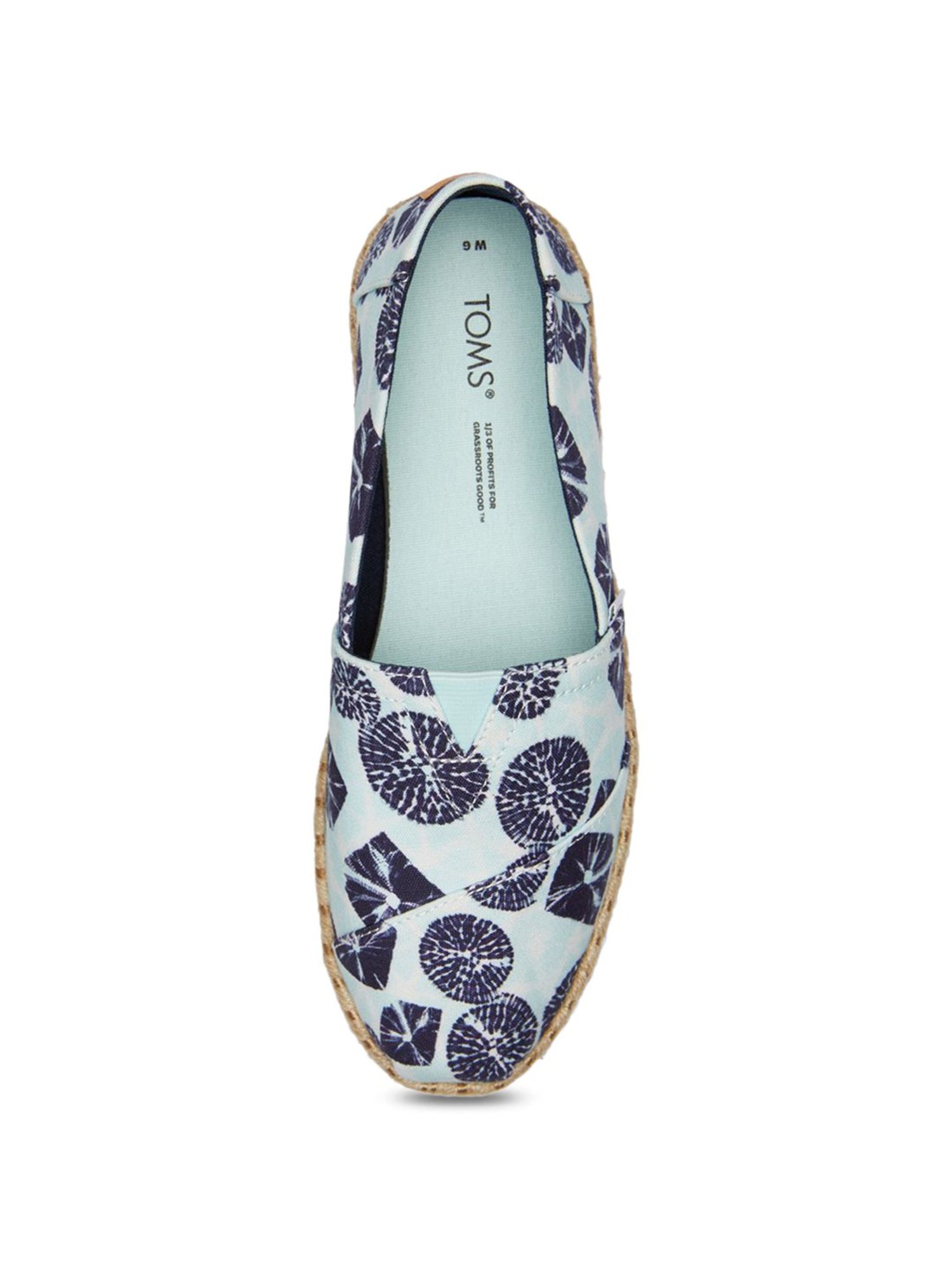 TOMS Women's Alpargata Rope Sky Blue Espadrille Espadrille Espadrille Shoes