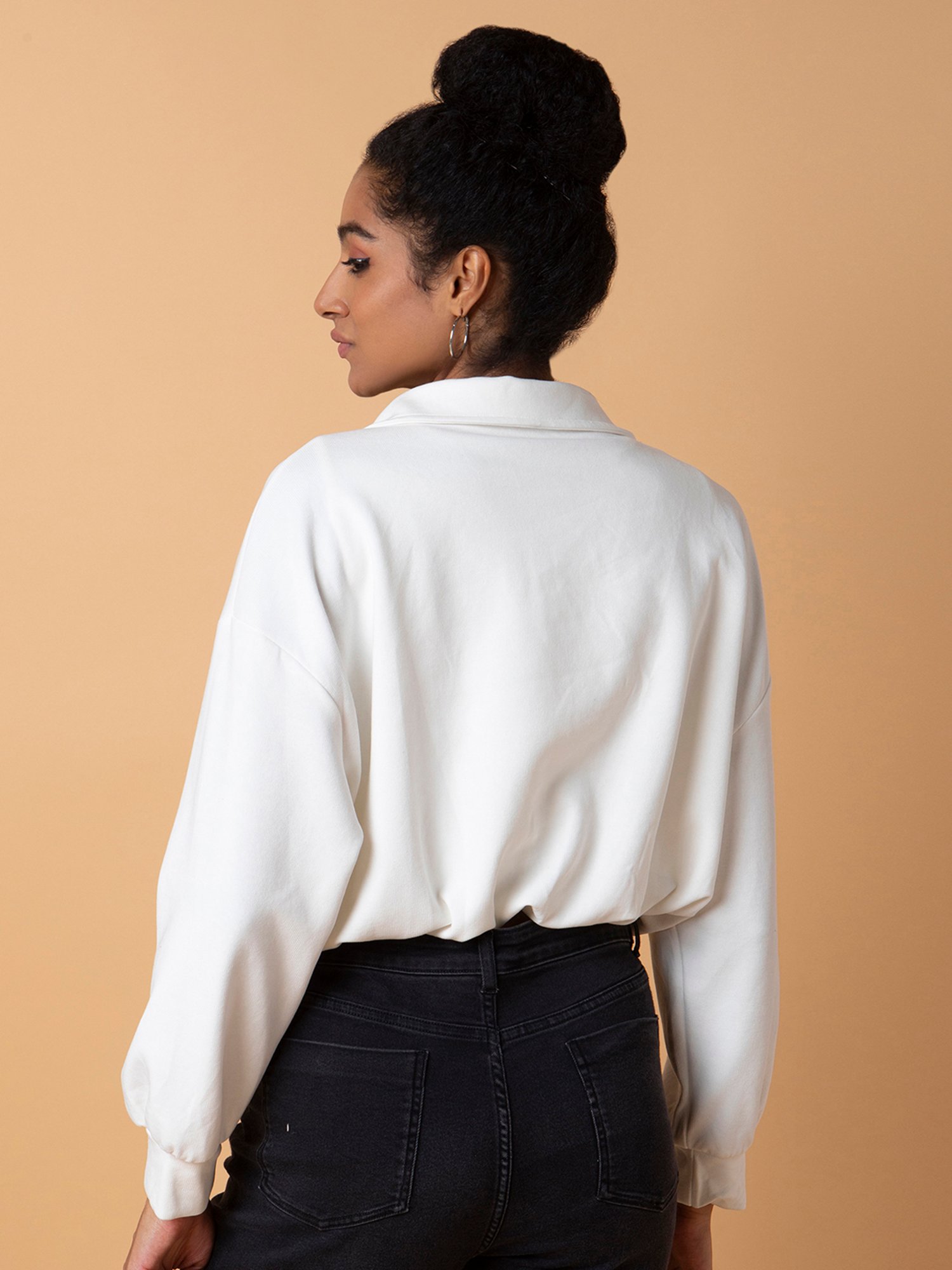 SHOWOFF Off White Relaxed Fit Top With Tank Top