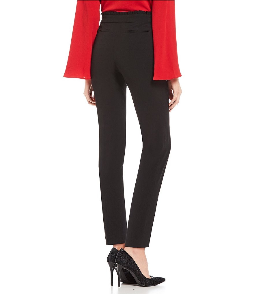 Takara Ruffle Pocket Bi-Stretch Dress Pants