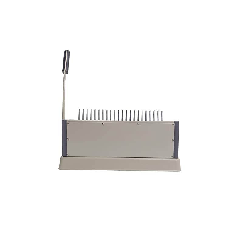 21 Hole Metal Binding Machine Comb Binding Manual Punch and Bind Operation Capacity:500 Sheets by