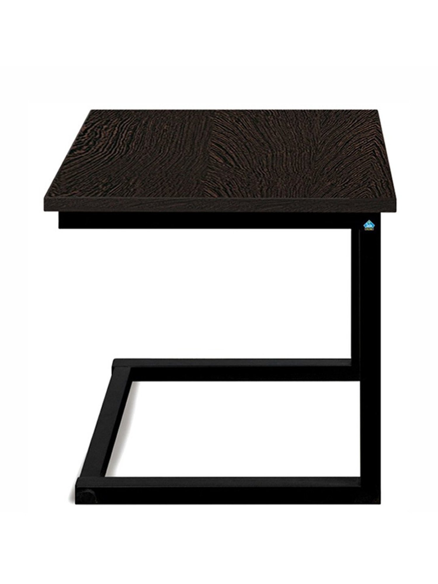 Delite Kom Ren Flowery Wenge Engineered Wood Side Table