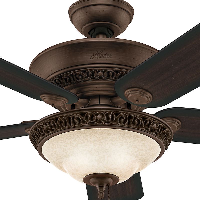 52" Italian Countryside Ceiling Fan Cocoa (Includes Energy Efficient Light) - Hunter