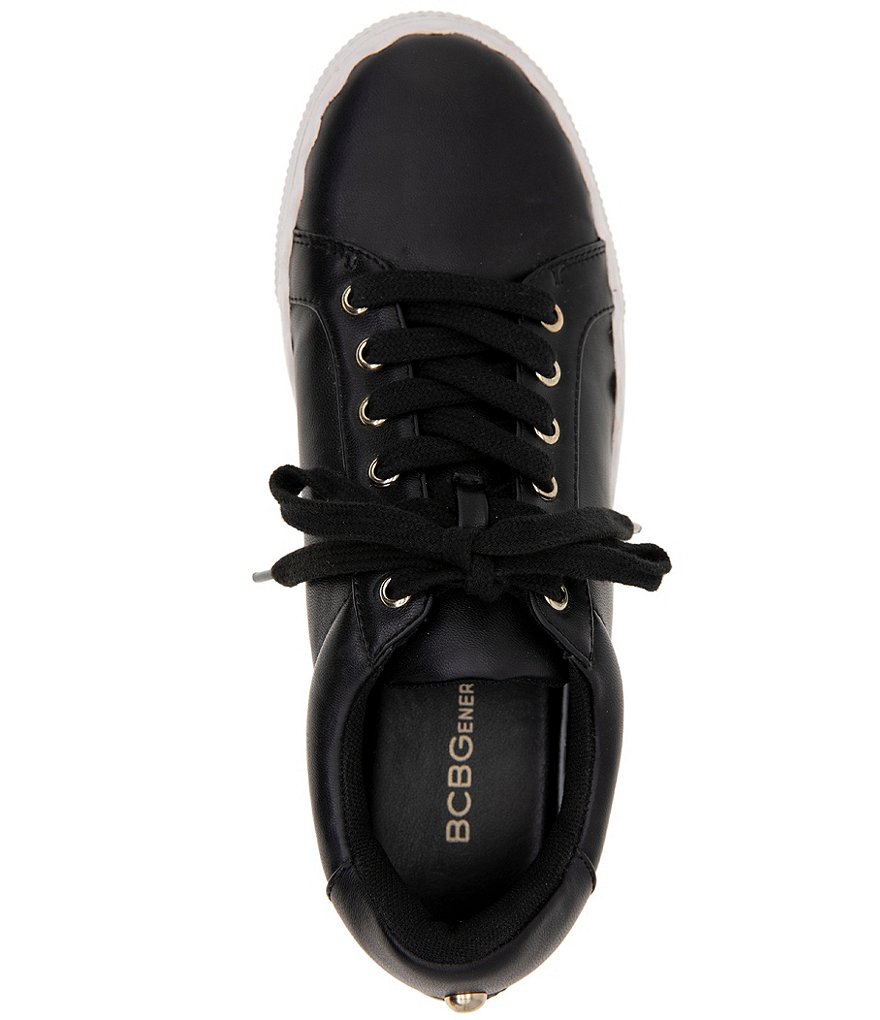BCBGeneration Lanie Scalloped Lace-Up Sneakers