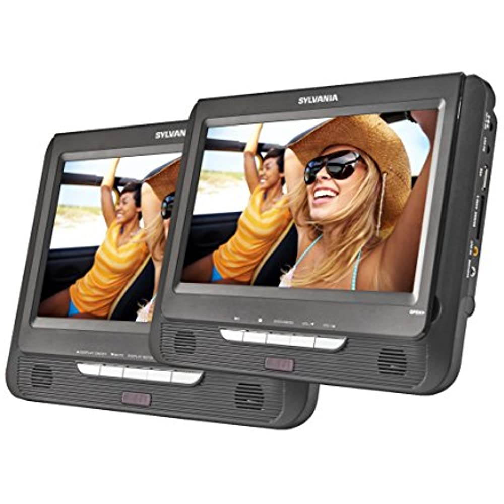 SYLVANIA(R) SDVD9957 9" Dual-Screen Portable DVD Player