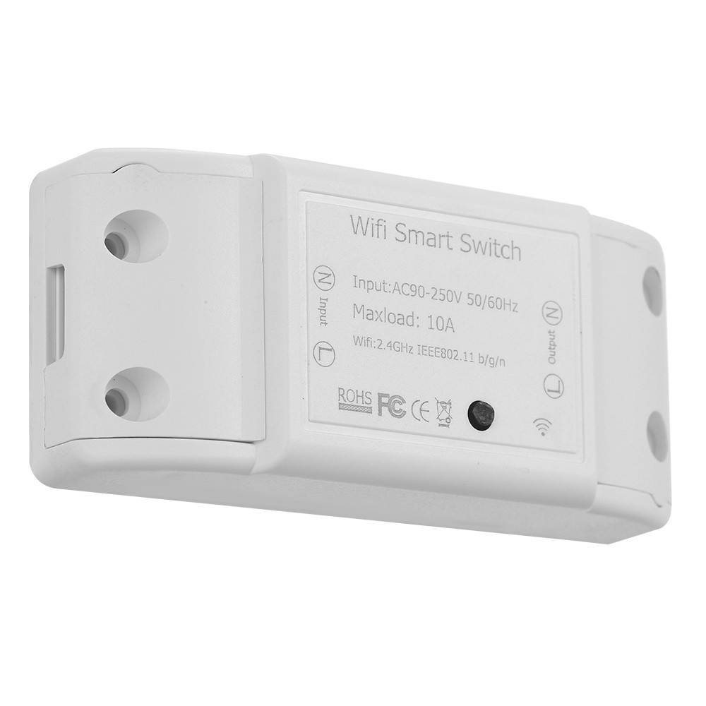 Wifi Switch DIY Smart Wireless Remote Switch Compatible with Alexa for Google Home Timer 10A/2200W Switch