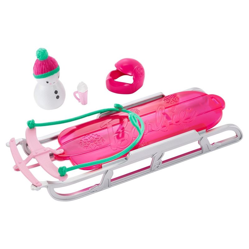 Barbie Sisters' Sledding Fun and Doll Playset