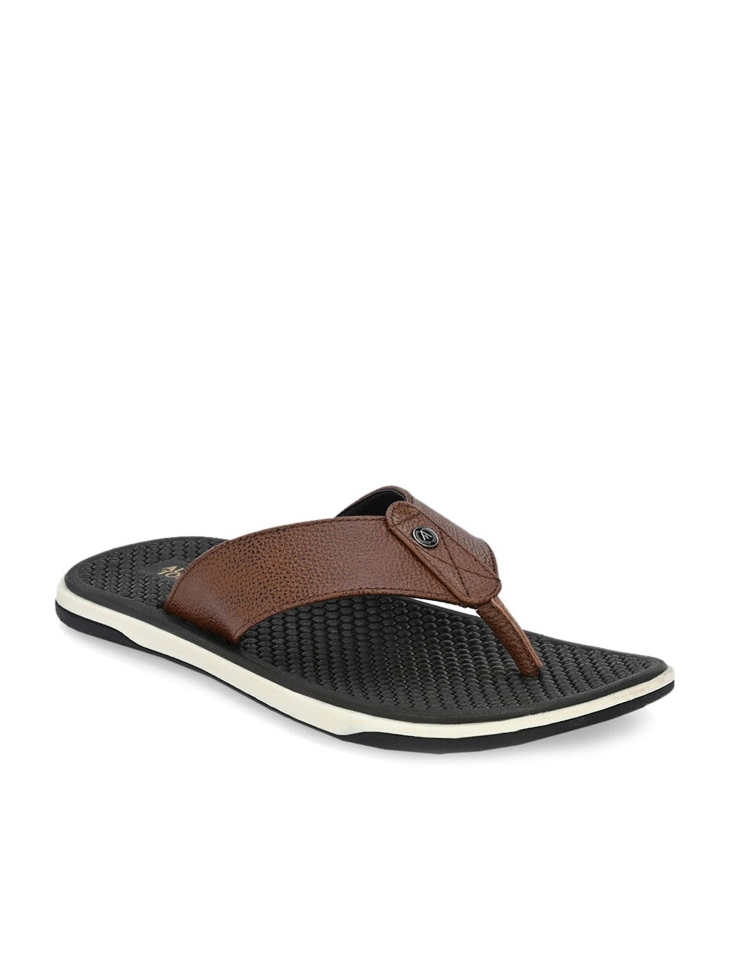 Alberto Torresi Men's Brown Thong Sandals