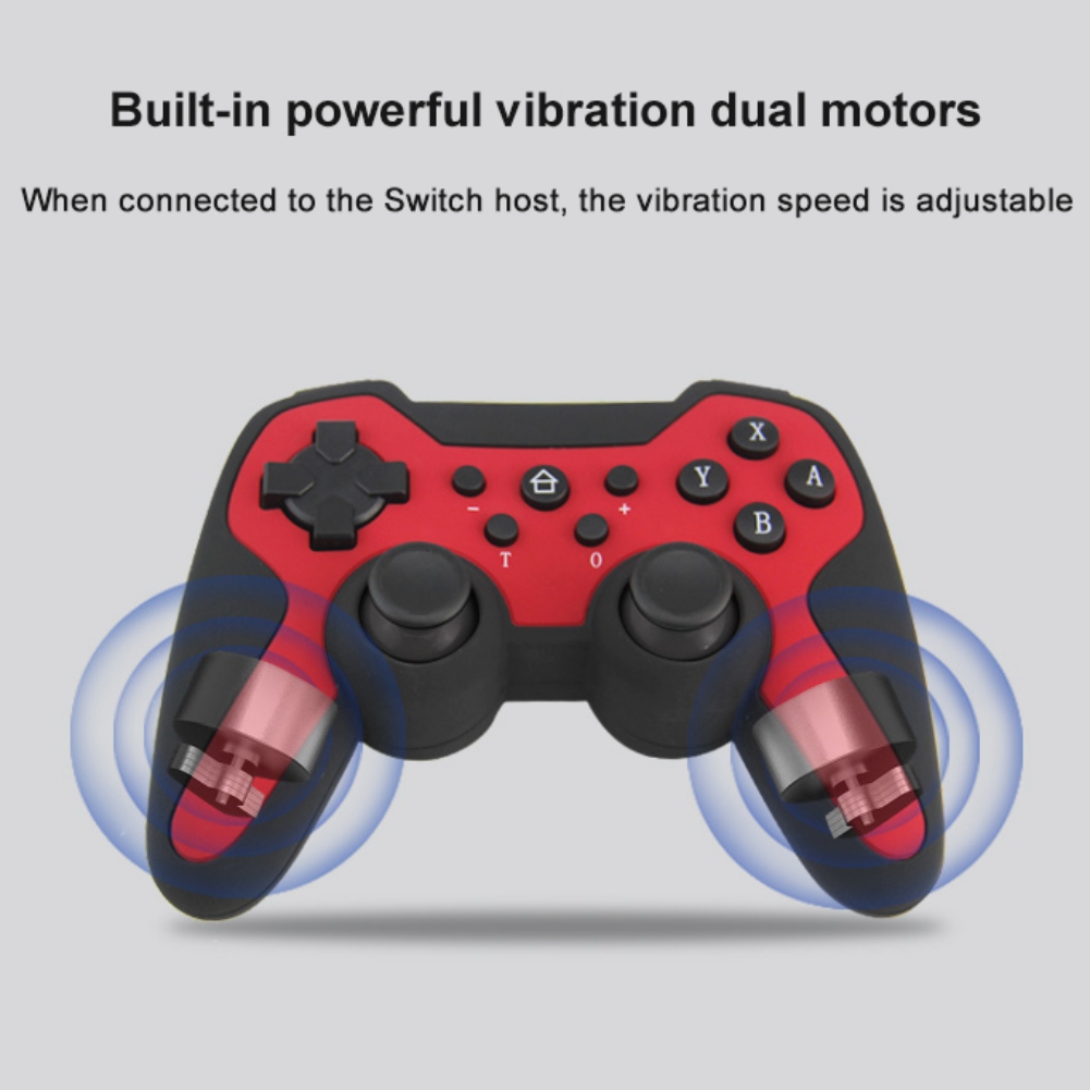 Brightup Wireless Controller for Nintendo Switch - Wireless Controller for Switch Pro Controller with Dualshock Compatible with PS3 PC iOS13.0 and Android Supports Gyro Axis Turbo and Dual Vibration