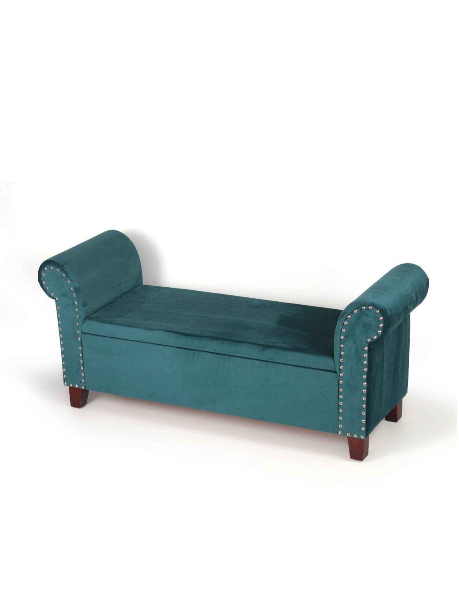 Chumbak Jodhpur Sailor Solid Blue Sheesham Wood Bench