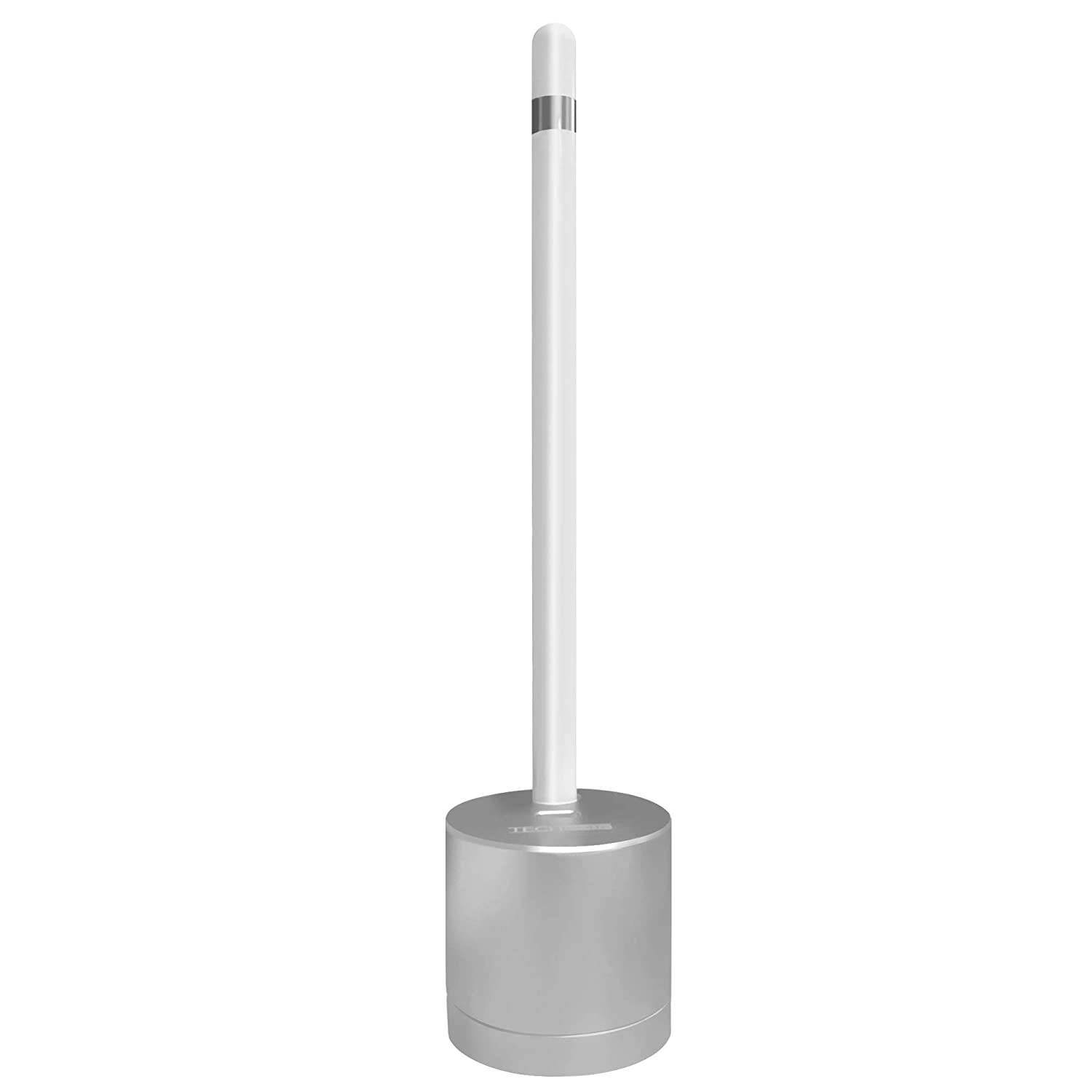 TechMatte Charging Stand for Apple Pencil - Premium Aluminum Charging Dock with Built-in Charging Cable (5feet)