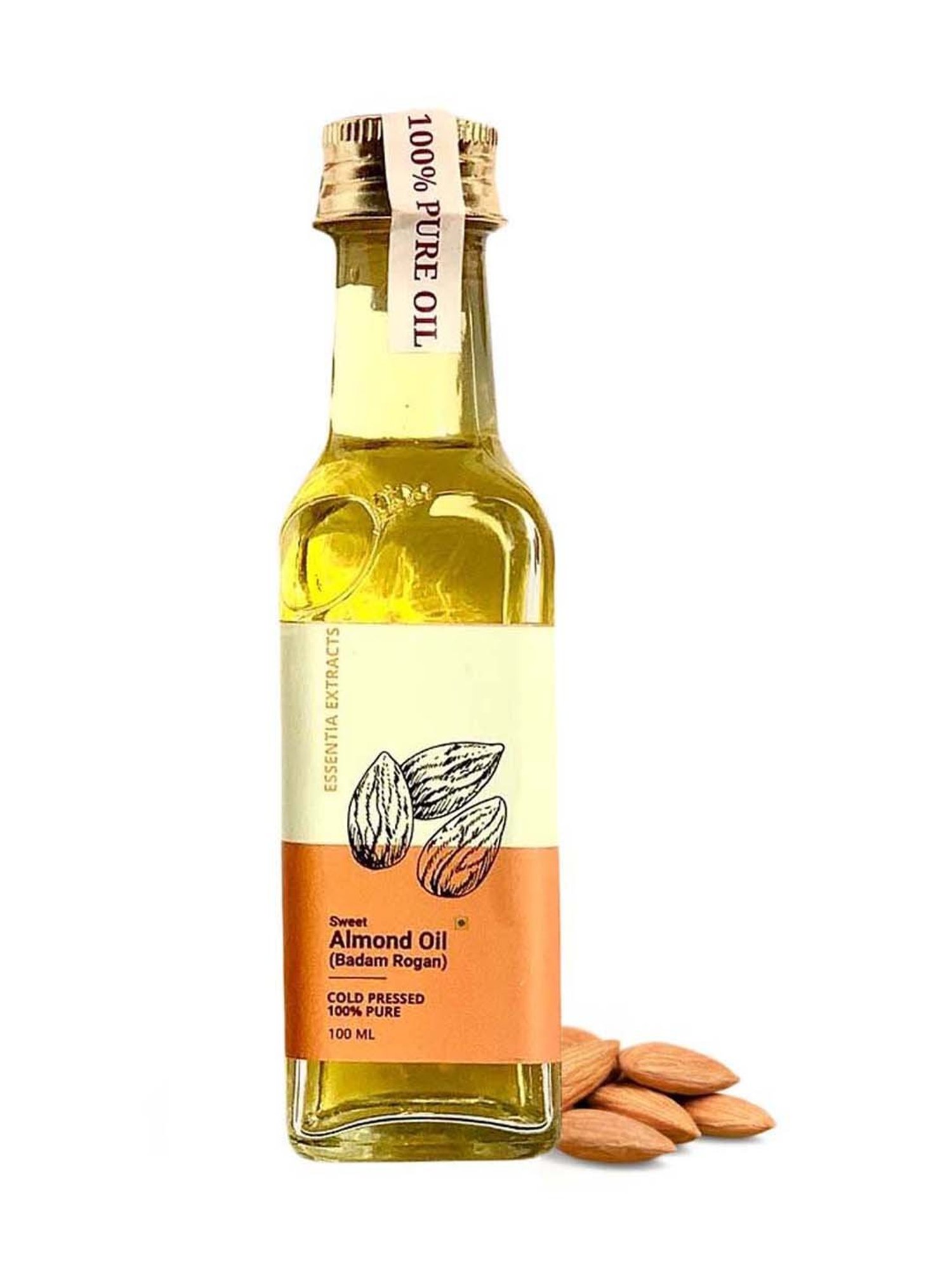Essentia Extracts Cold-pressed Almond Oil - 100 ml