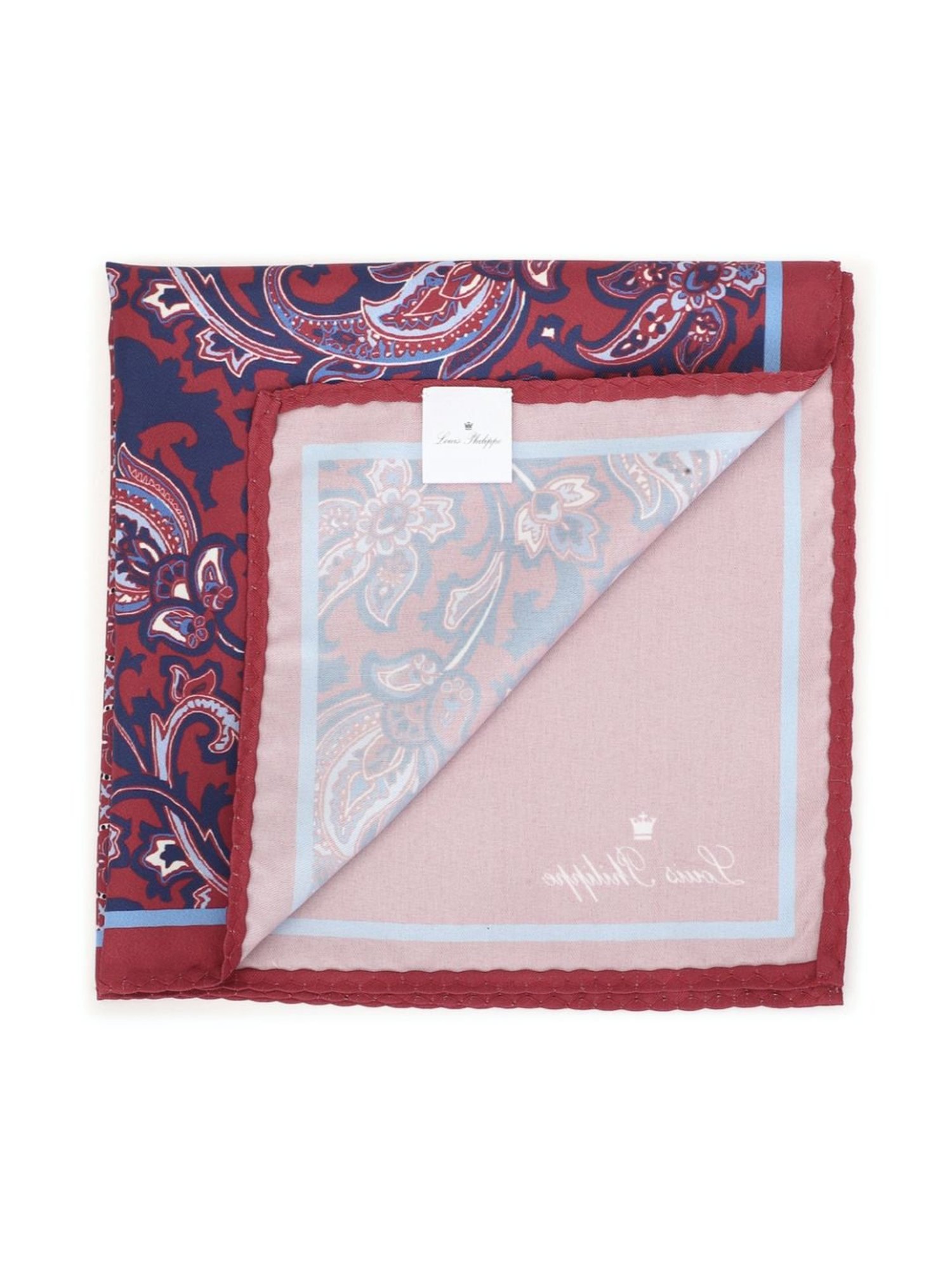 CHOKORE Brown and Yellow Plaid Pocket Square