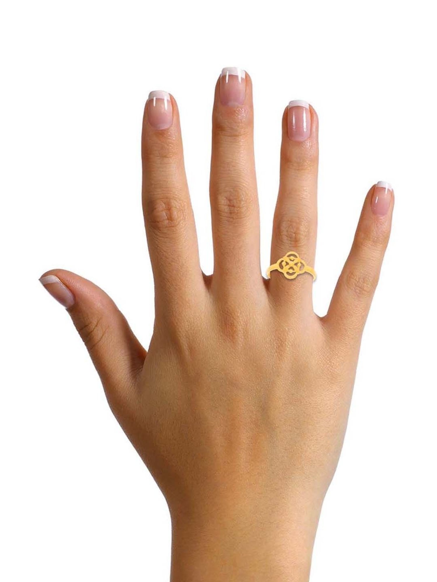 Waman Hari Pethe Jewellers 22k Gold Ring for Women