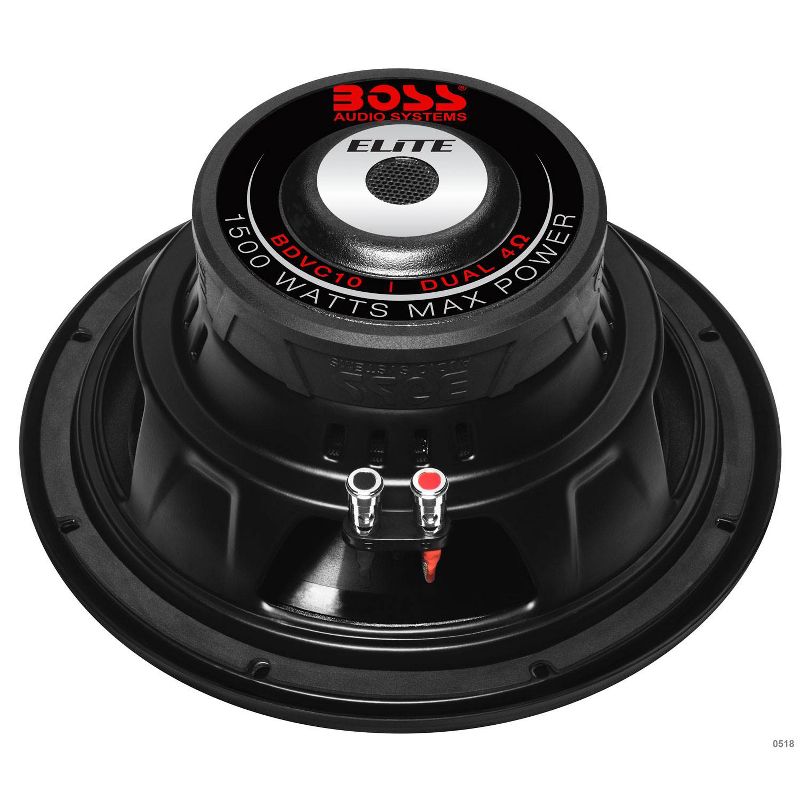 Boss Audio Systems BDVC10 Elite 10 Inch Dual Voice Coil 1500 Watt Subwoofer