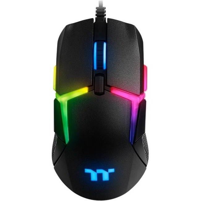 thermaltake level 20 rgb gaming mouse (gmo-lvt-wdoobk-01), black