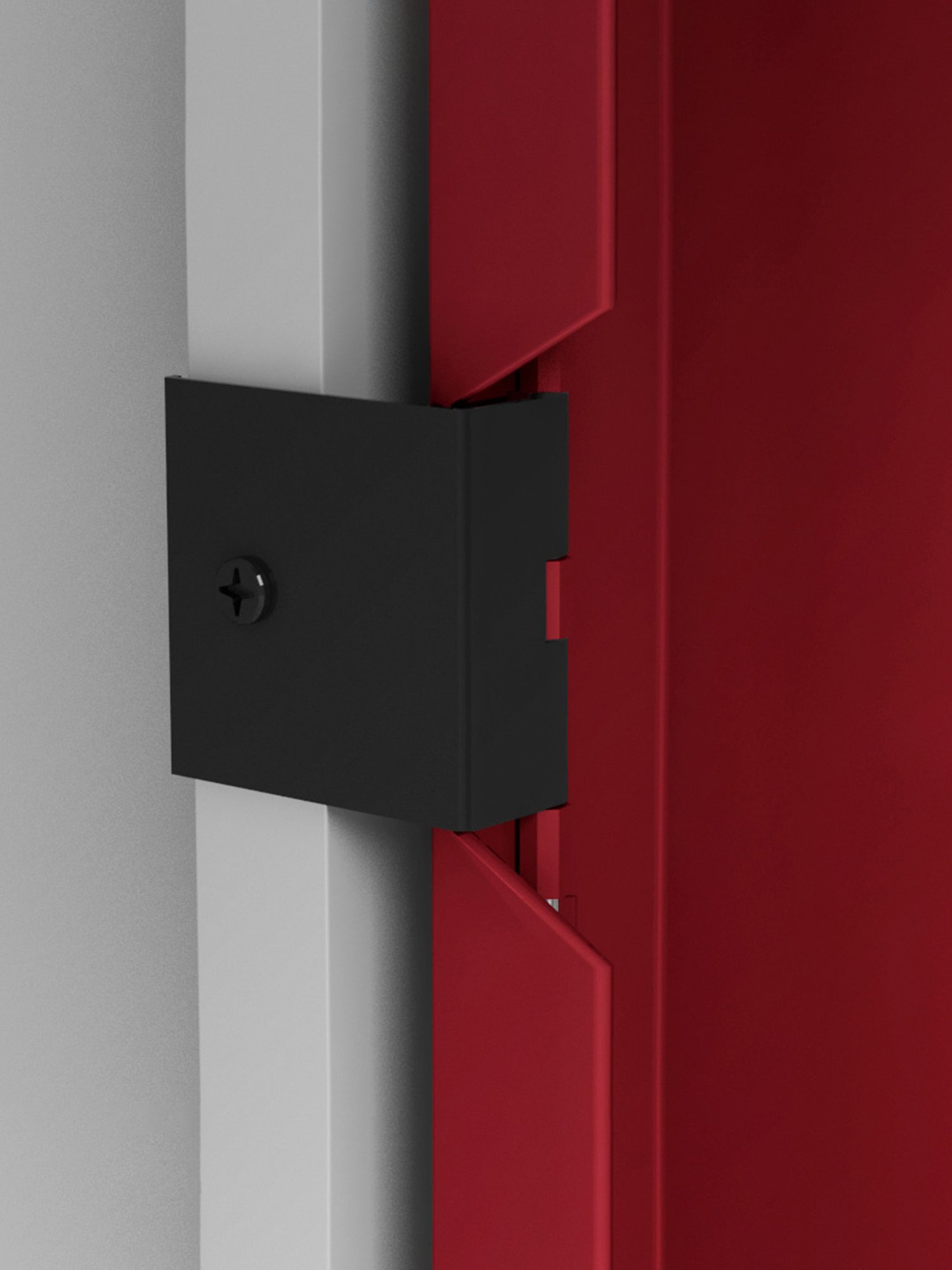 Godrej Interio Slimline 2-Door Steel Almirah, Red (1-Year Warranty)