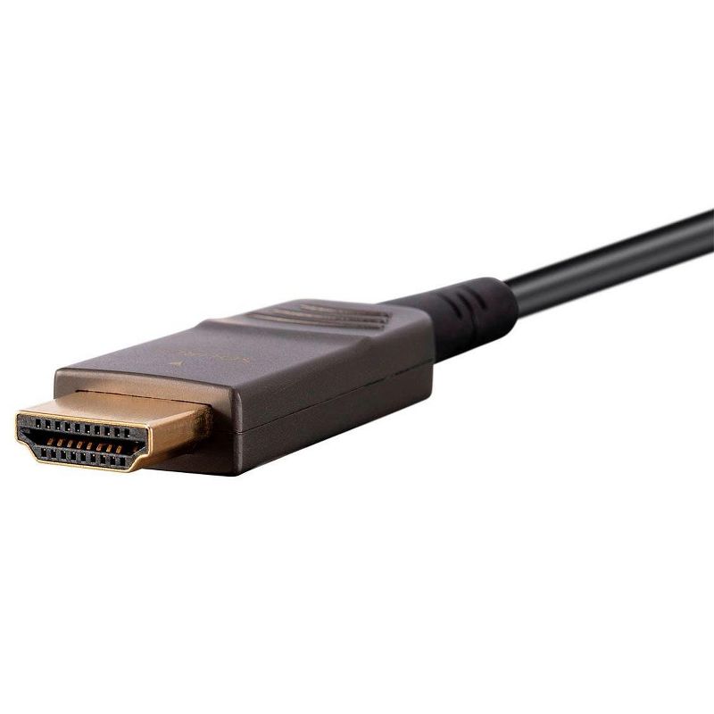 Monoprice Ultra High Speed HDMI Cable - 20 Feet - Black, 8K@120Hz, Dynamic HDR, 48Gbps, Fiber Optic, eARC, AOC, YCbCr 4:4:4 - SlimRun AV Series
