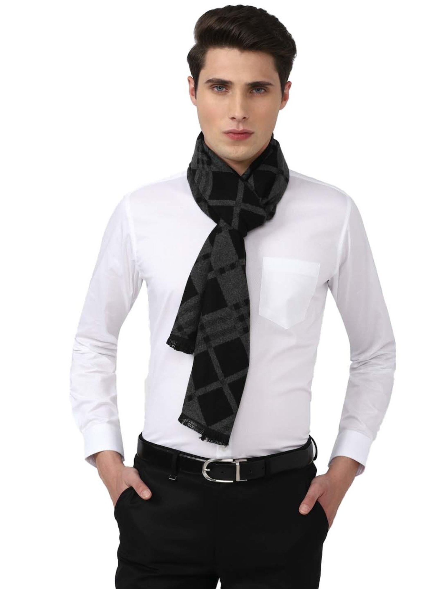 Gant Green Wool Solid Muffler