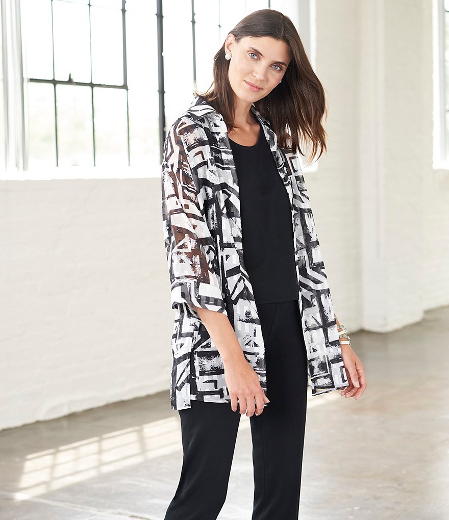 Ming Wang Scoop Neck Sleeveless Washable Tank