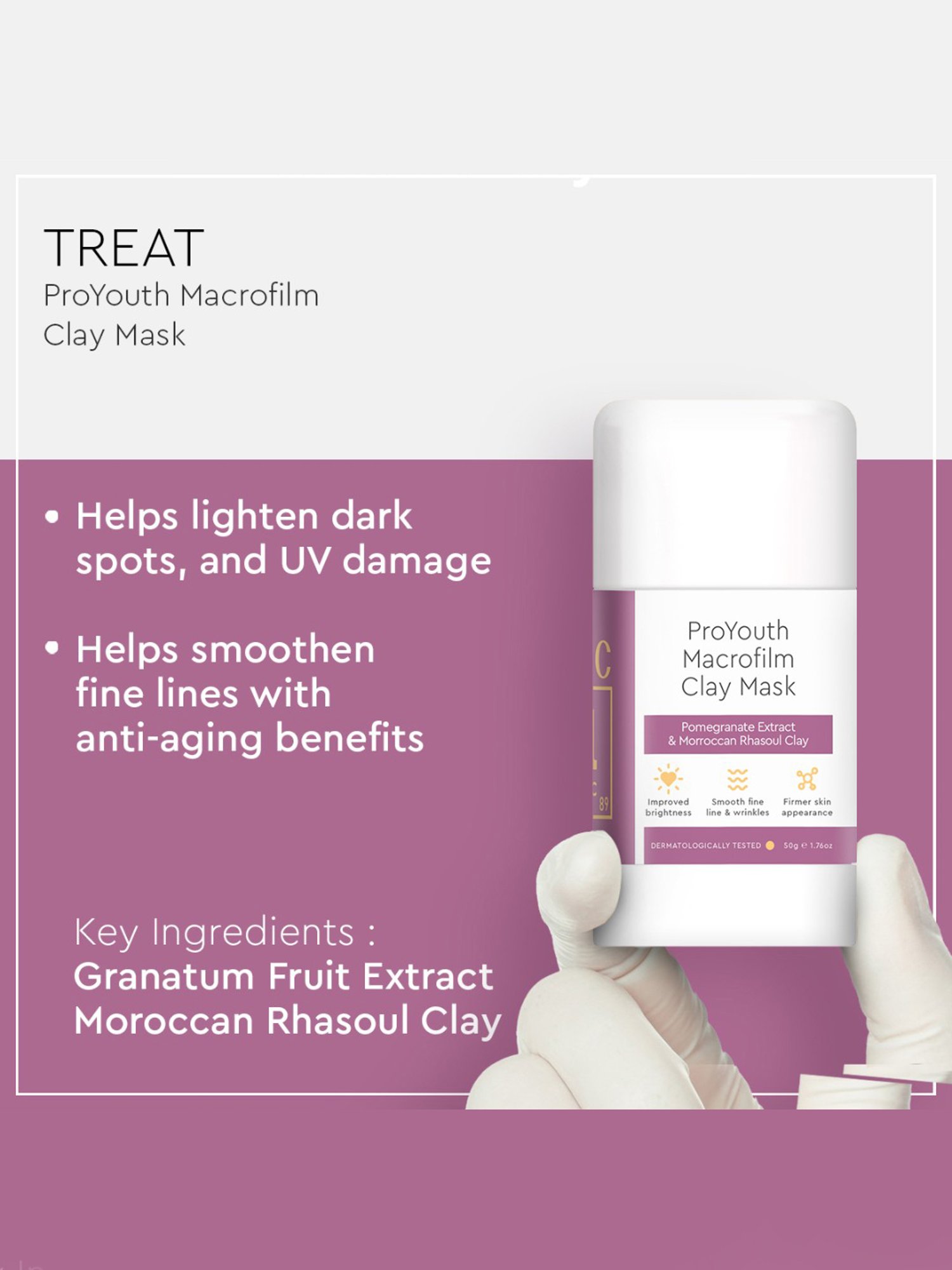 VLCC Clinic ProYouth Macrofilm Clay Mask & Bio Cream Combo