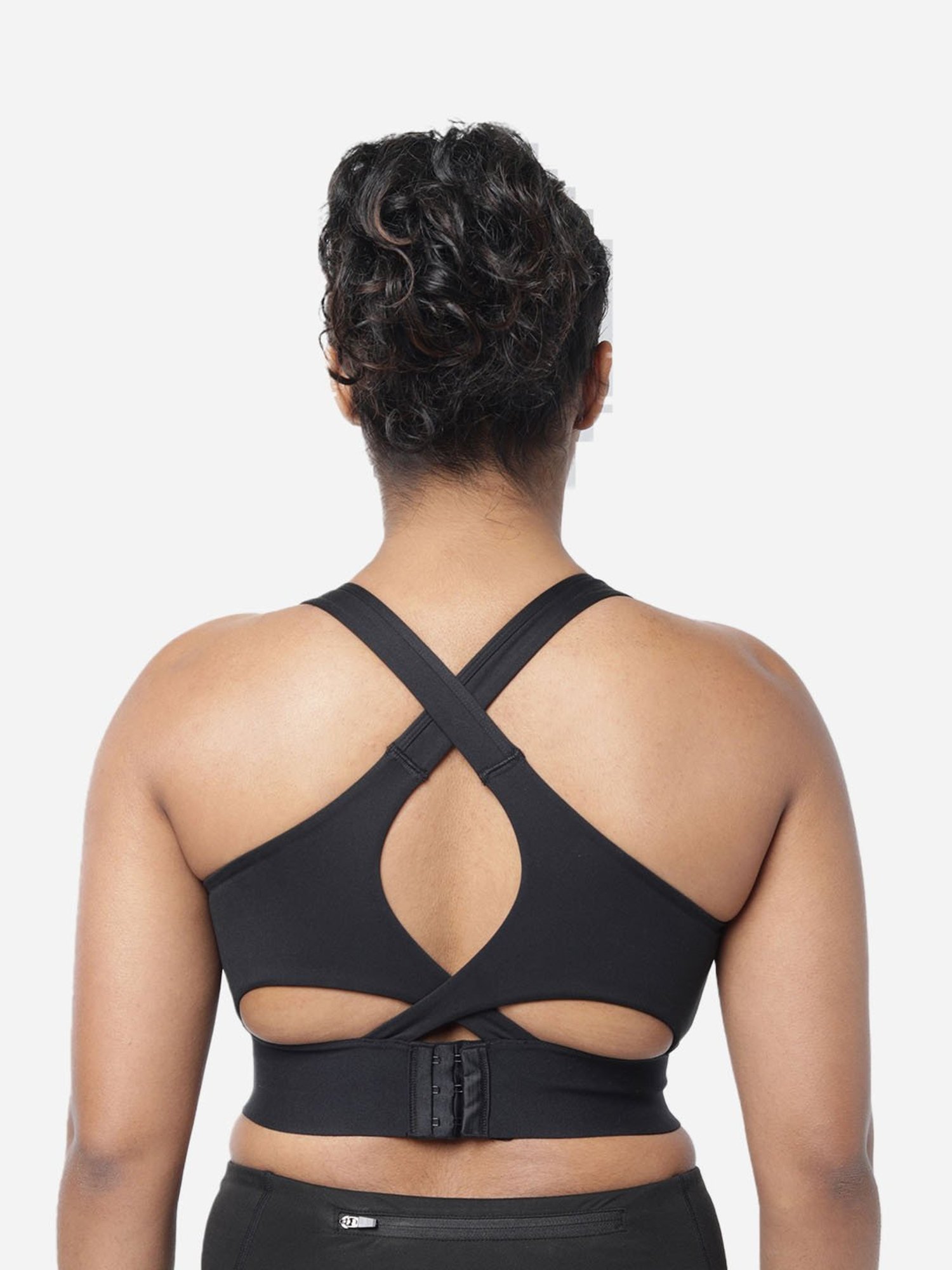 BlissClub Black Flex-It Moulded Sports Bra