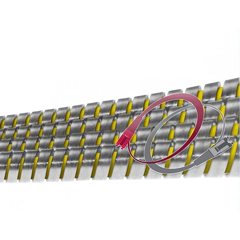 7M OS2 LC LC Fiber Patch Cable | Armored LSZH 10Gb Duplex 9125 LC to LC Singlemode Jumper 7 Meter 2297ft | Length Options 1M200M | 10g smf sfp 10gbase ls0h Armor ofnr lclc