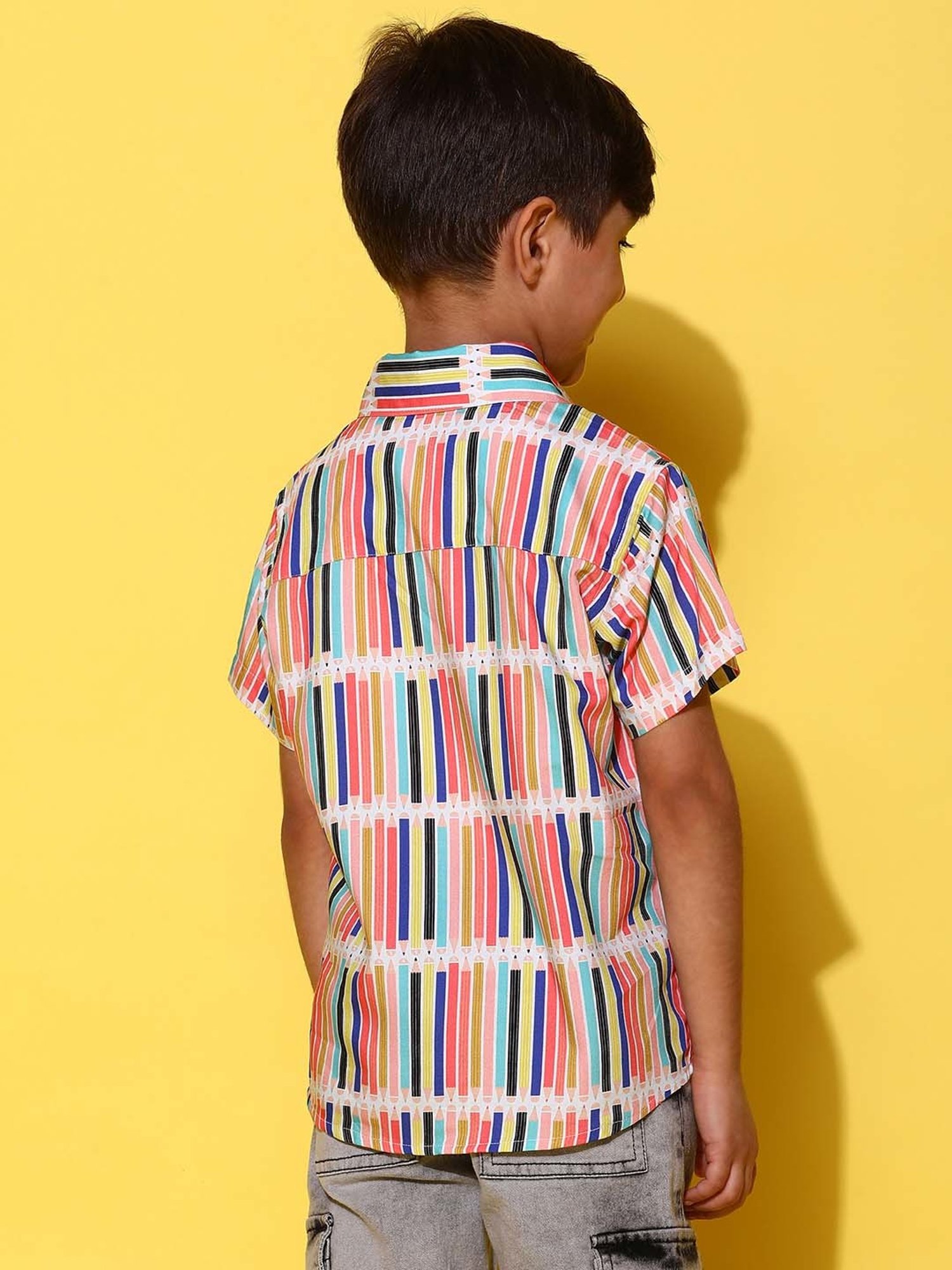 Tales & Stories Kids Multicolor Striped Shirt