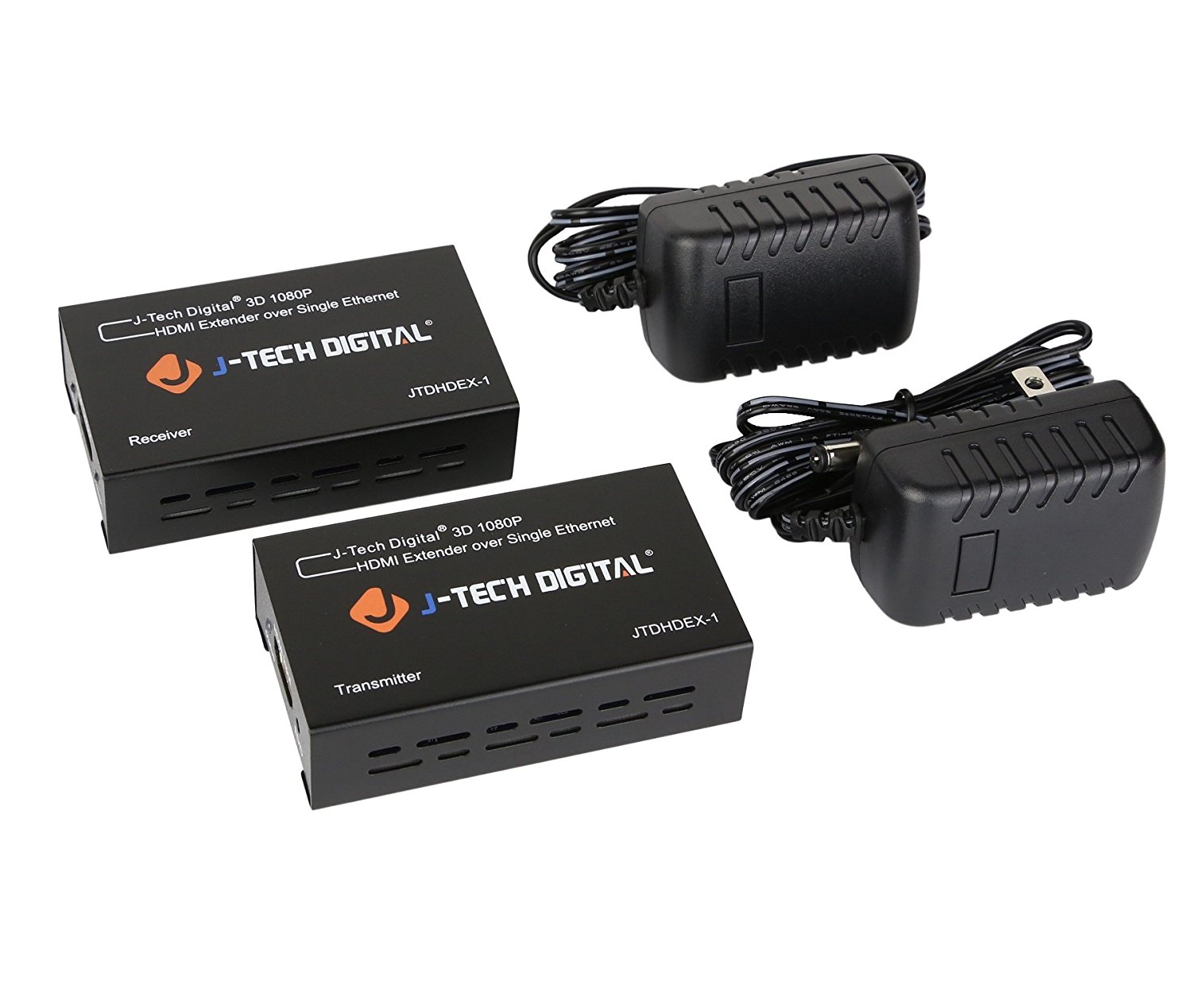 J-Tech Digital HDMI Extender By Single Cat 5E/6/7 Full Hd 1080P With Deep Color, EDID Copy, Dolby Digital/DTS